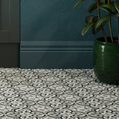 Wickes Melia Sage Patterned Ceramic Wall & Floor Tile