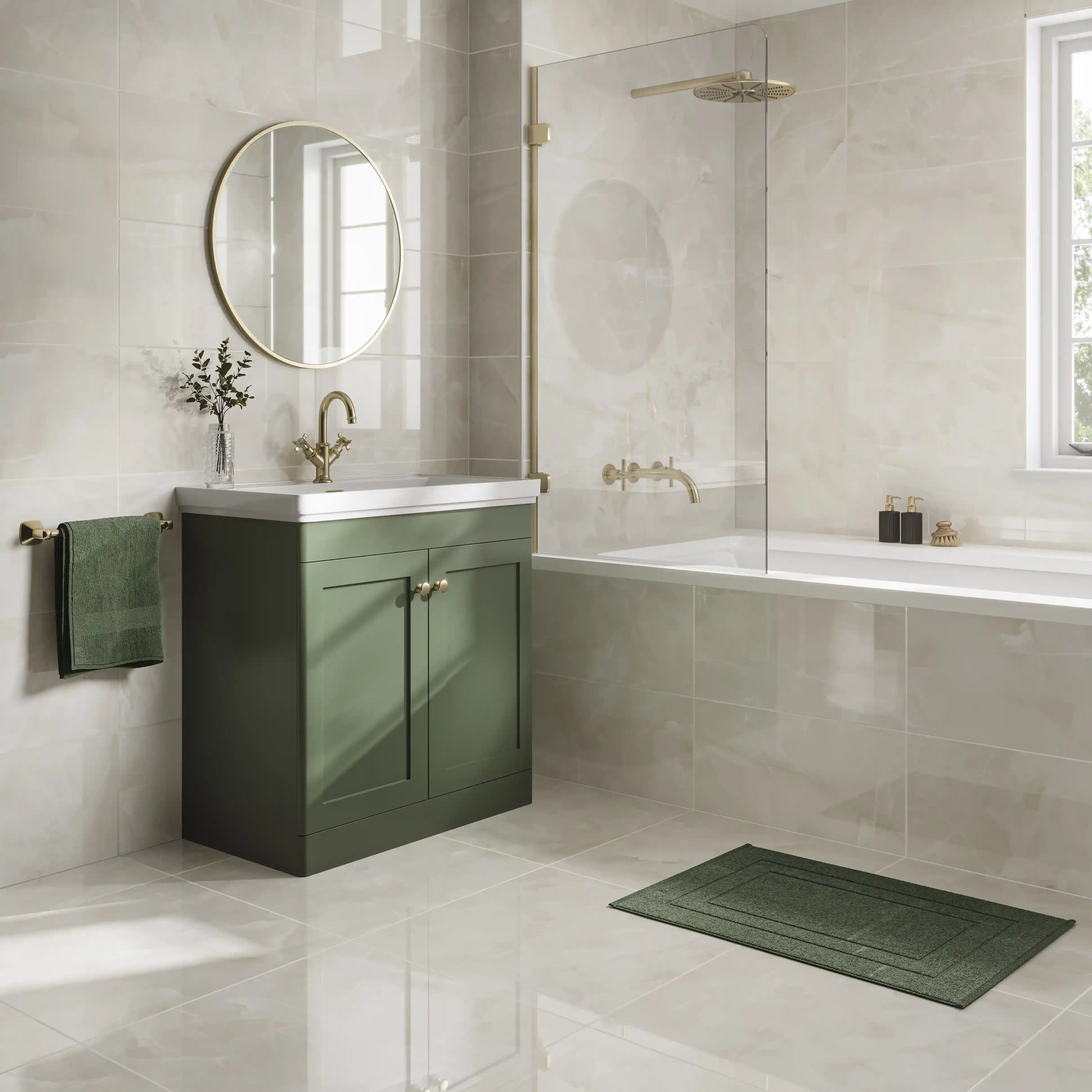 Wickes Onyx Pearl Polished Porcelain Wall & Floor Tile - 600 x 300mm