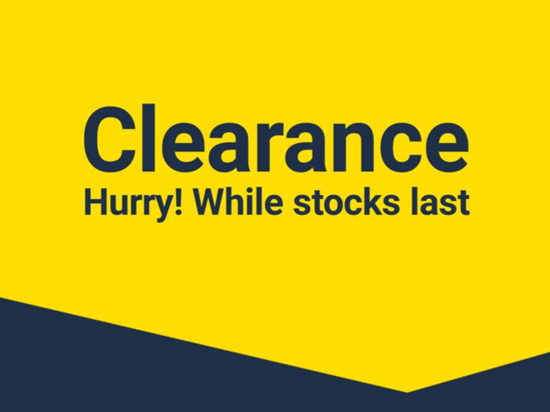 Paint & Interiors Clearance