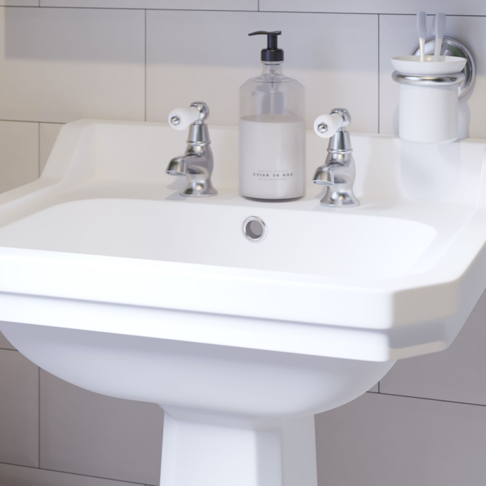 Bristan Renaissance Dual Valve Basin Mixer Tap - Chrome