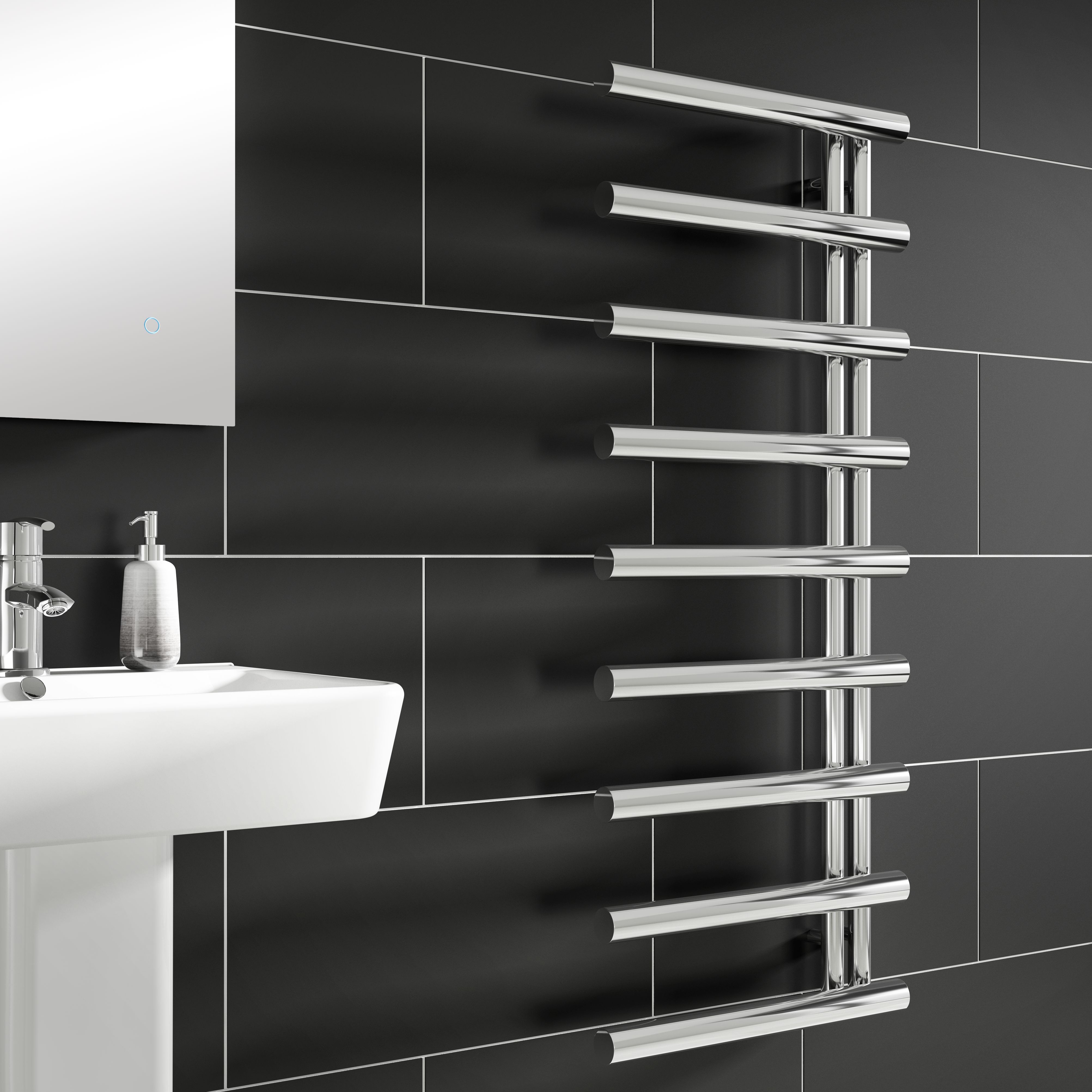 Towelrads Mayfair Chrome Towel Radiator - 795 x 500mm