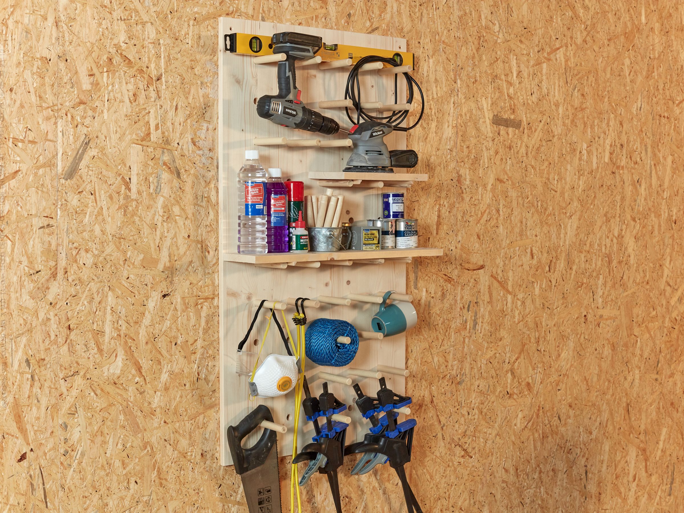 Pegboard deals wall storage