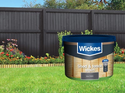 Wickes Shed & Fence Timbercare Silver Pebble 9L
