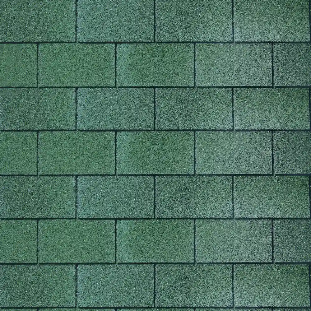 Bardoline Classic Green Rectangular Roof Shingles - 2m&sup2; - Pack of 14
