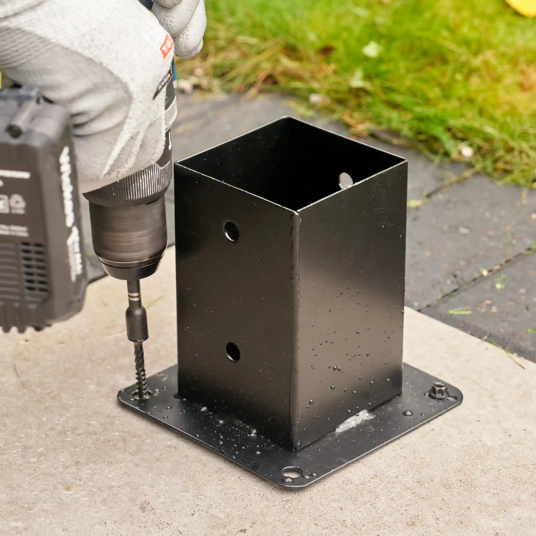 Wickes Pergola Down Post Support - for 90mm Pergola Posts