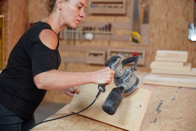 Sand your scaffold boards