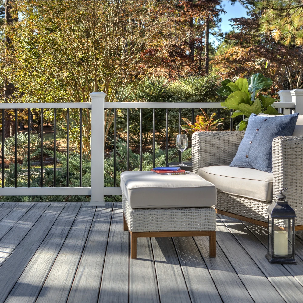 Trex Enhance Naturals Grooved Deck Board Foggy Wharf - 25 x 140 x 4880mm