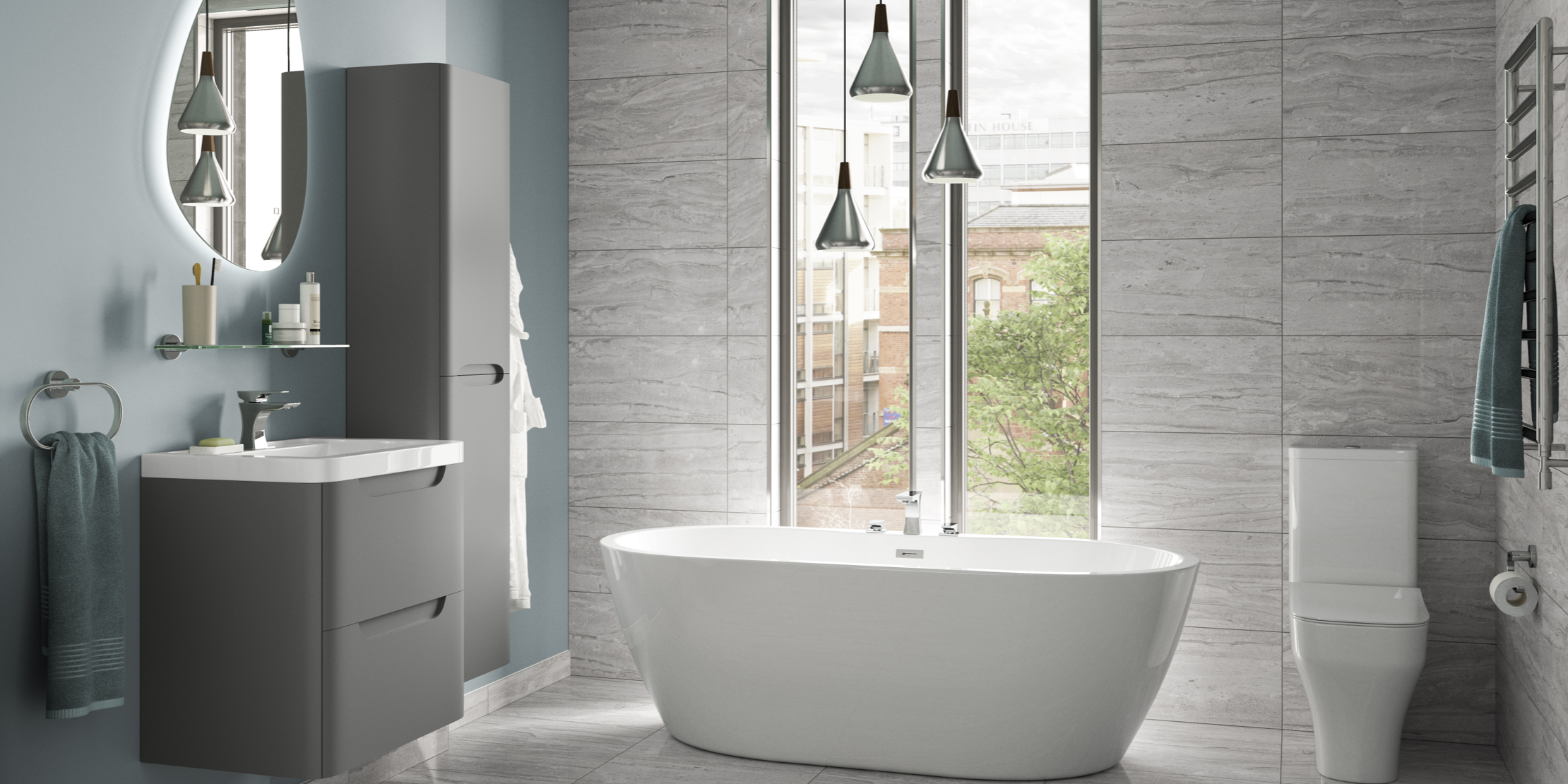 Metropolis Bathroom Suite | Wickes