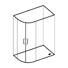 Offset quadrant enclosures