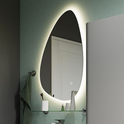 Alderney Shaped Backlit LED Bathroom Mirror