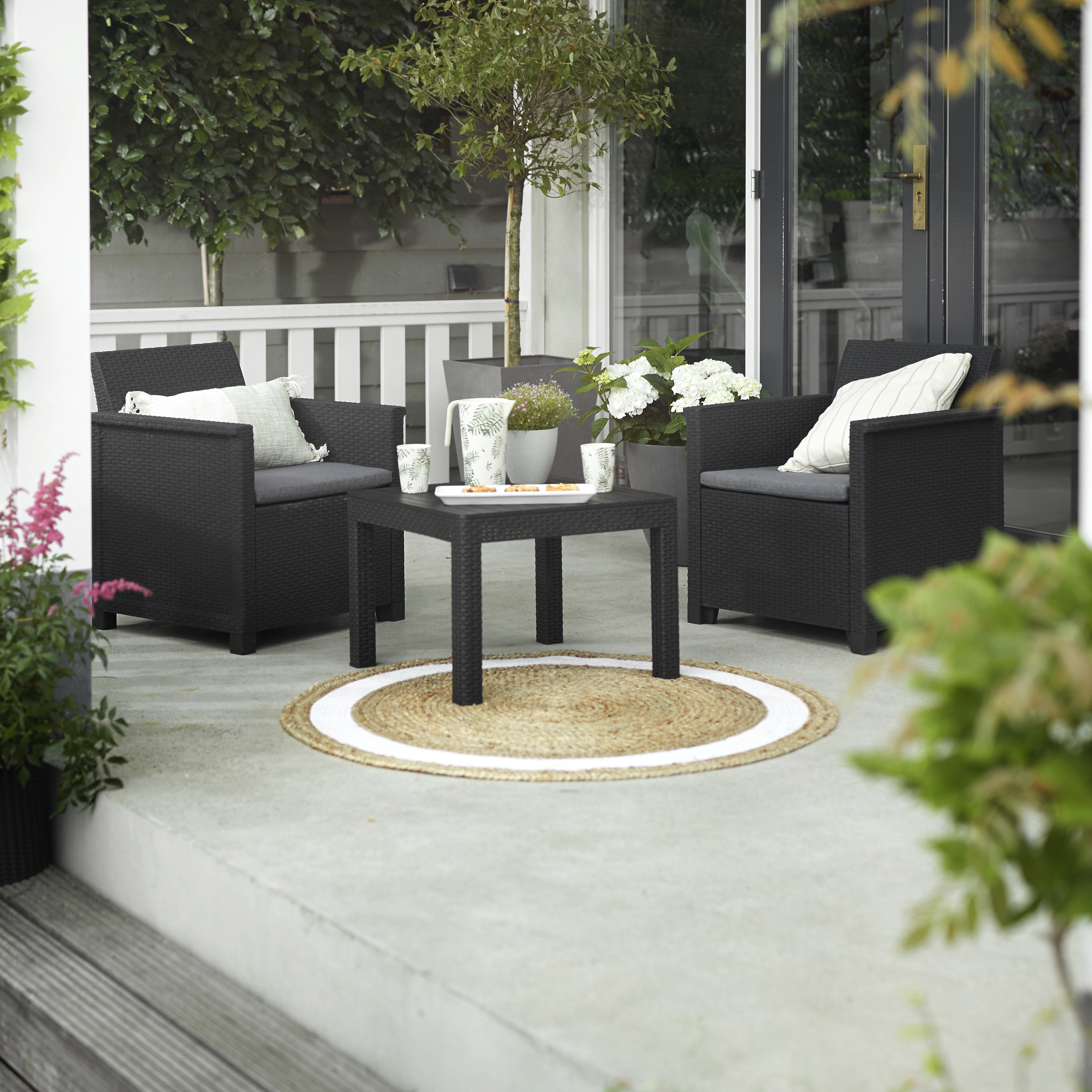 Keter Emma Balcony Set - Black