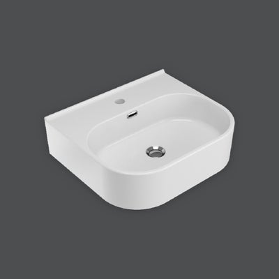 Wickes Siena 1 Tap Hole White Wall Hung Basin