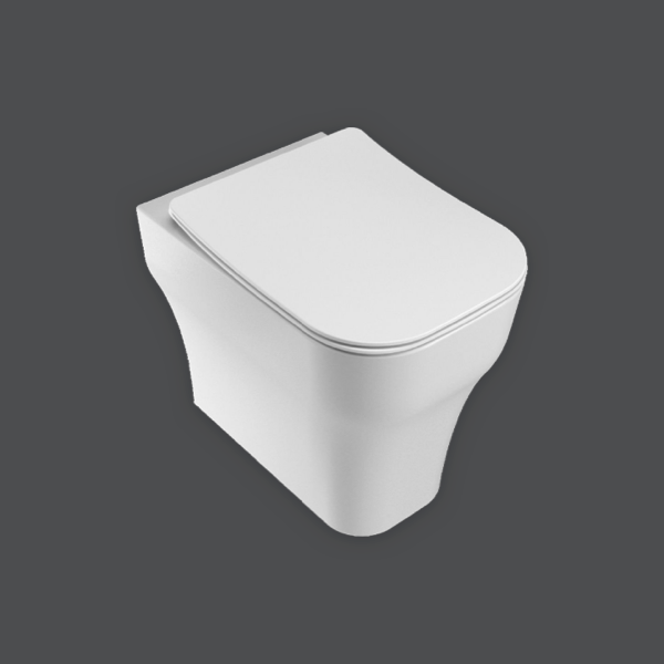 Wickes Siena Easy Clean Back To Wall Furniture Pan & Soft Close Slim Sandwich Seat