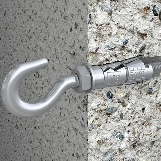 RAWLBOLT&reg; Hook Bolt - zinc plated, medium/heavy loads