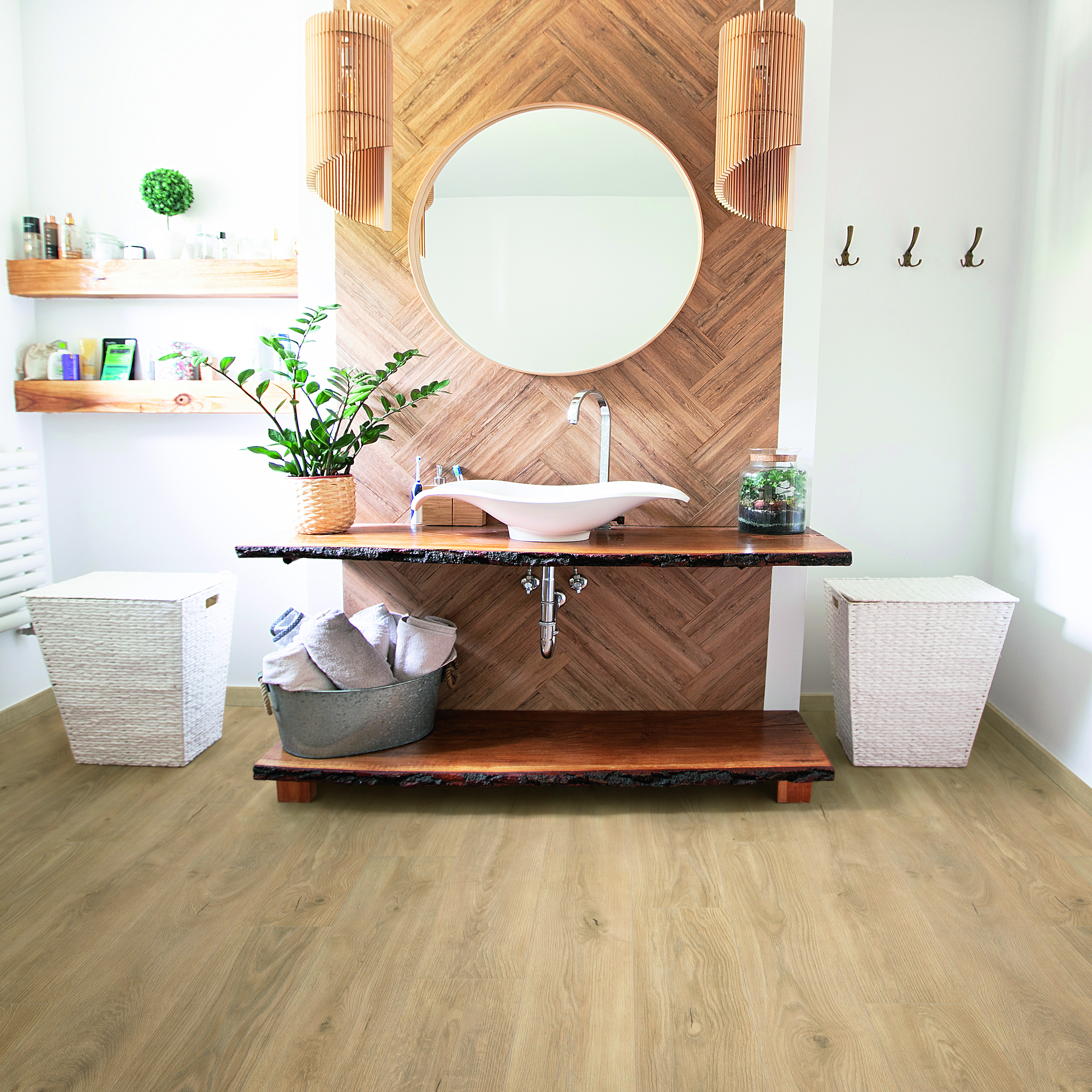 Tortilla Cashmere Oak Pure+ 8mm Laminate Flooring - 2.26m2