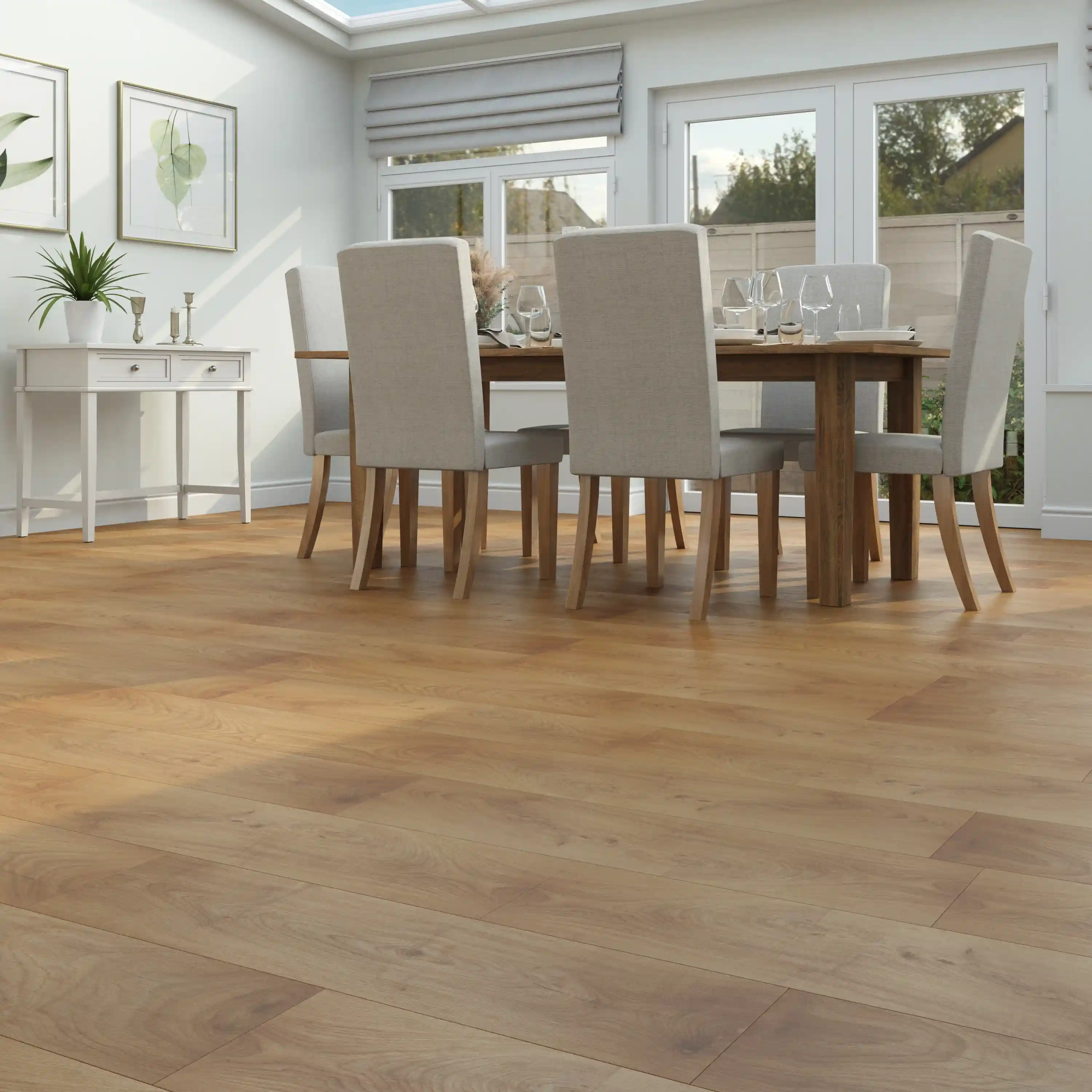 Wickes Keswick Medium Oak 12mm Laminate Flooring - 1.48m2