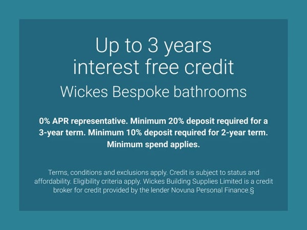 Interest free credit