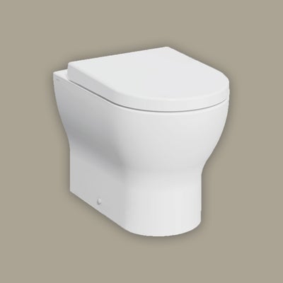 Kerala round smooth back to wall toilet