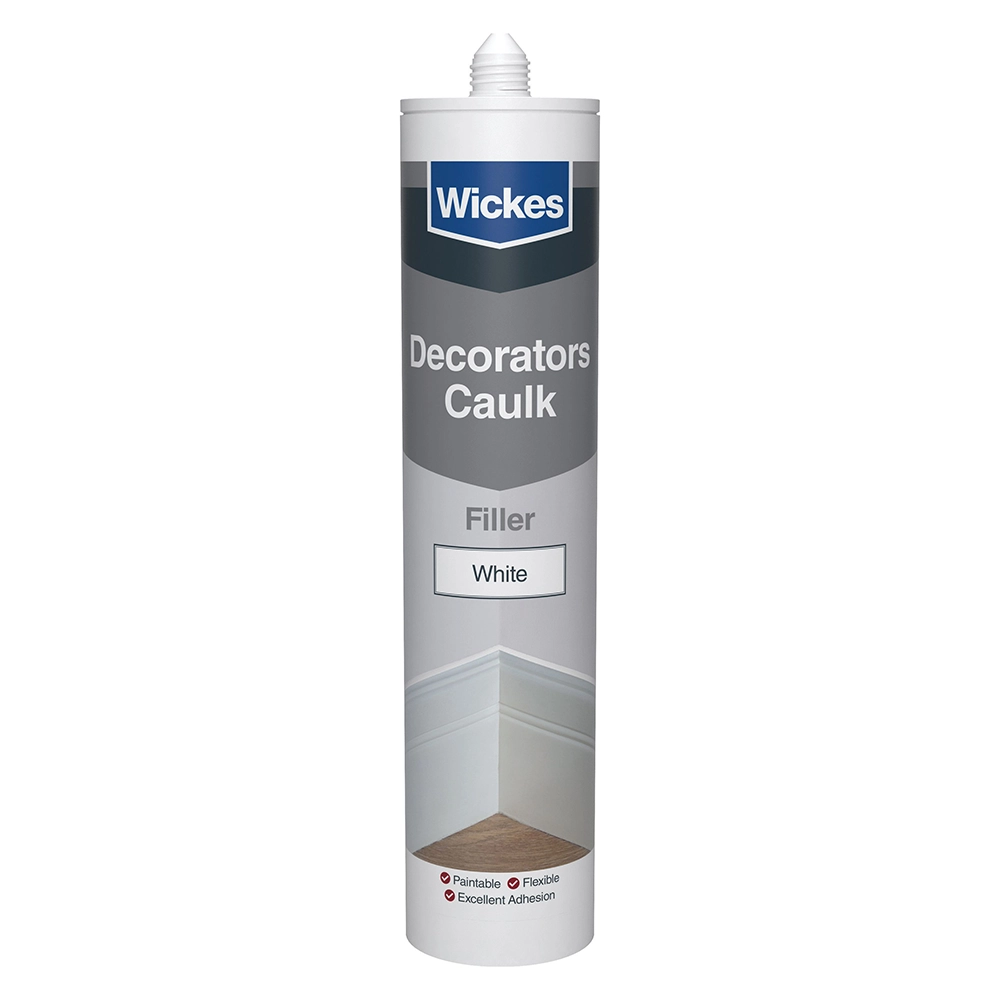 Wickes White Decorators Caulk - 300ml