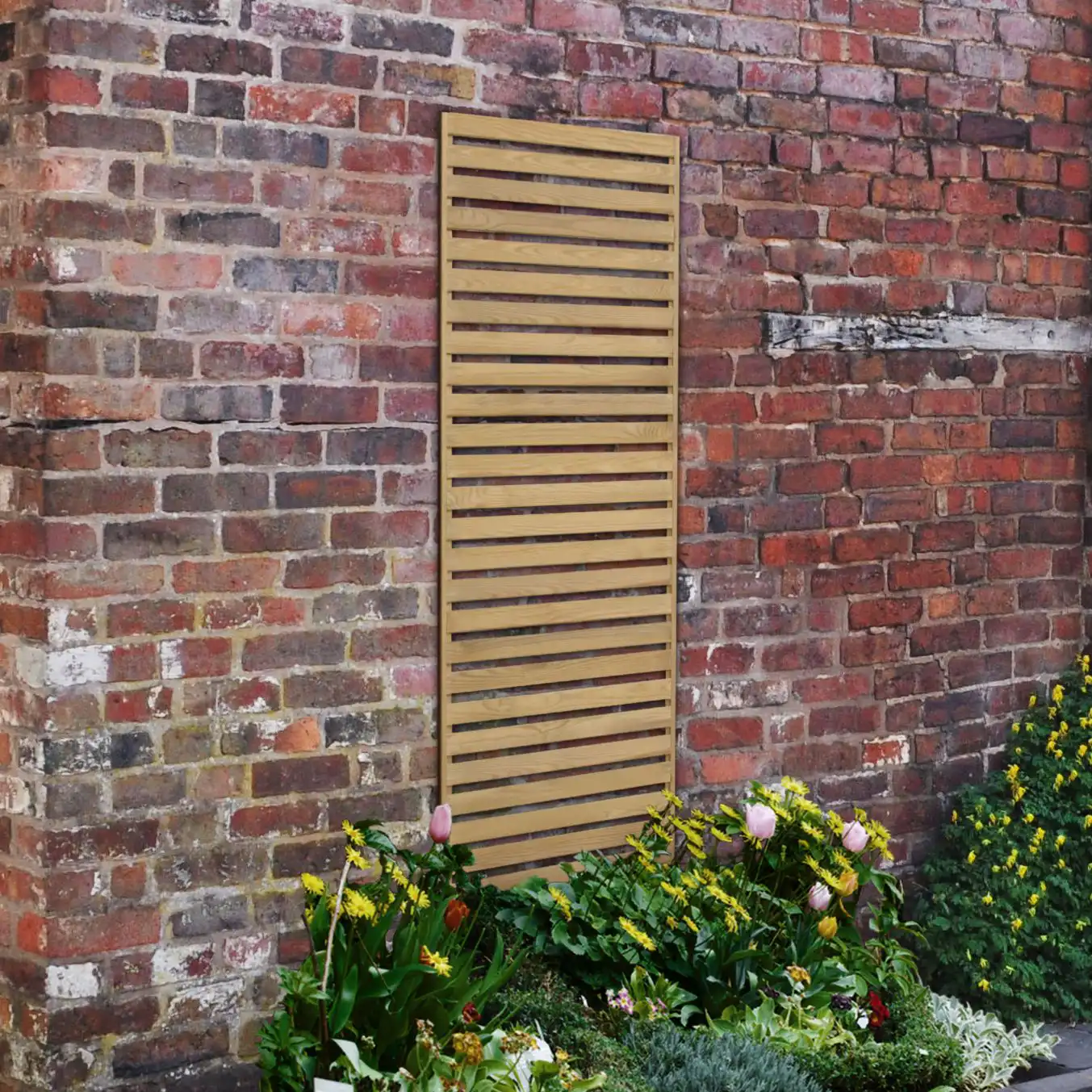 Forest Garden Slatted Trellis Panel - 600 x 1800mm