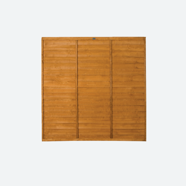 Dip Treated 6x6ft Overlap Fence Panel