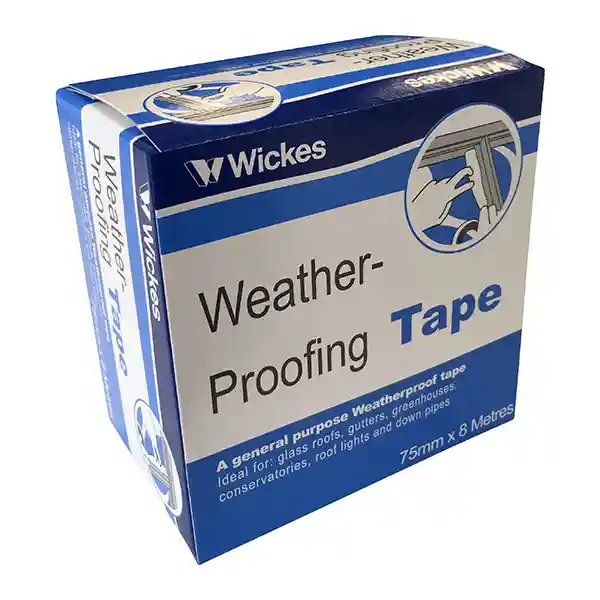 Wickes General Purpose Weatherproofing Tape - 76mm x 8m