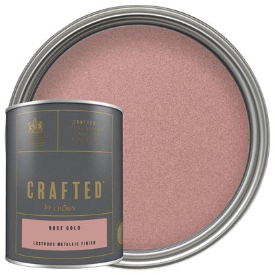 CRAFTED™ by Crown Paint - Metallic Rose Gold