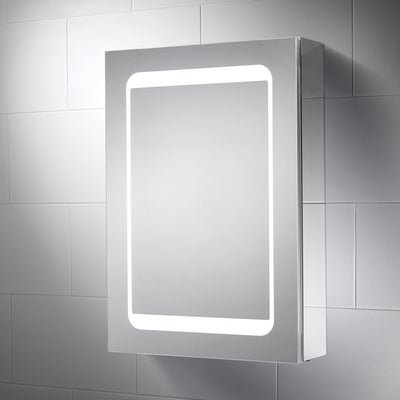 Earth LED Mirror Cabinet with Integrated Shaver Socket