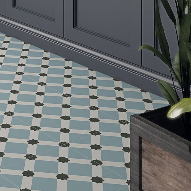 Wickes Hoxton Patterned Porcelain Wall & Floor Tile - 300 x 300mm