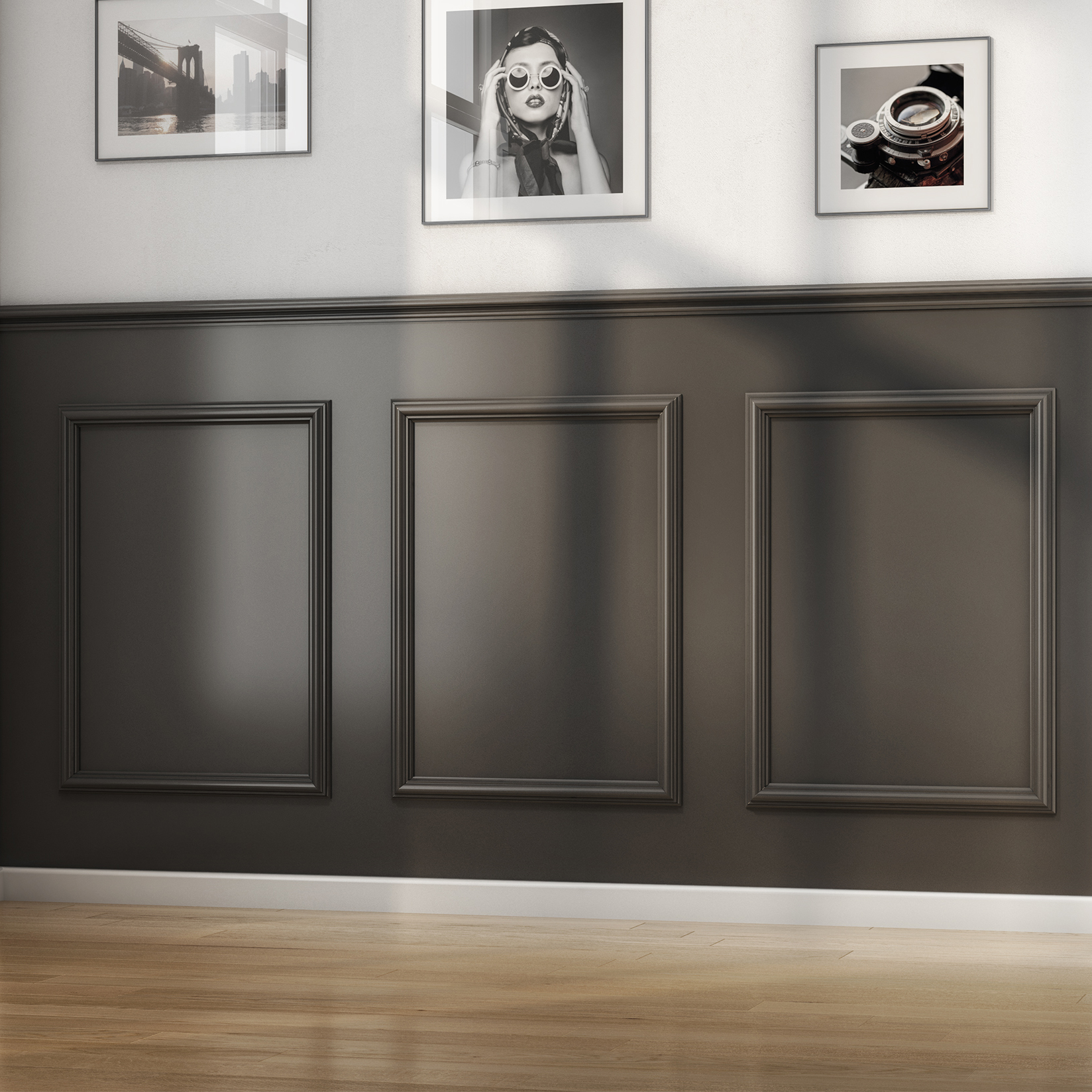 Cheshire Mouldings Decorative Dado Wall Panel Kit - 2 x 1m