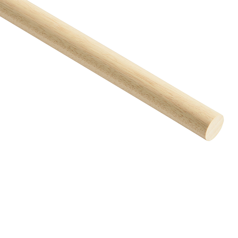Wickes Light Hardwood Dowel Moulding - 9 x 9 x 2400mm