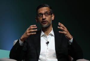 Photo of Alphabet CEO Sundar Pichai Photo of Alphabet CEO Sundar Pichai