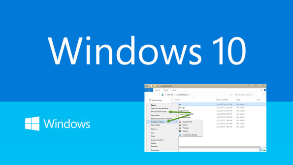 Windows 10 Build 9926: Quick Access and Libraries Living in Harmony