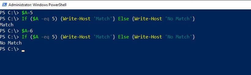 How To Use iIf Else Statements in Powershell