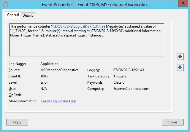 The case of the erroneous disk space checker