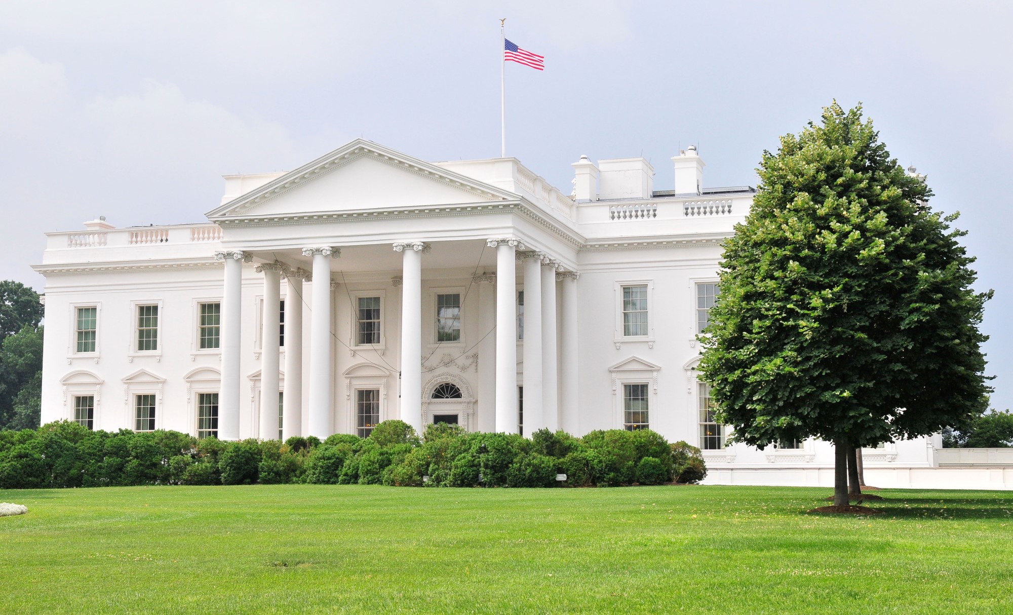 US white house exterior
