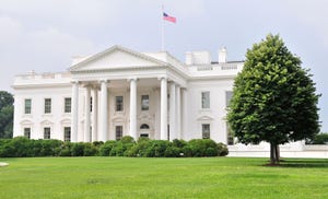 US white house exterior
