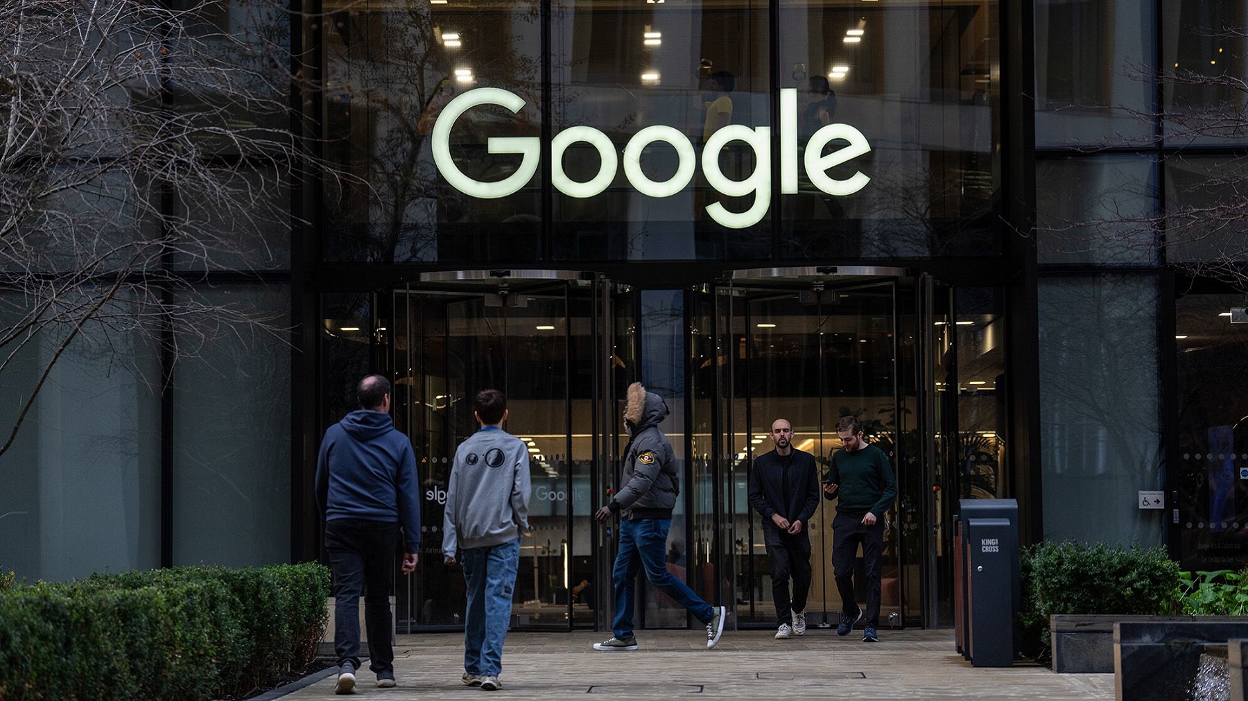 entrance to Google offices