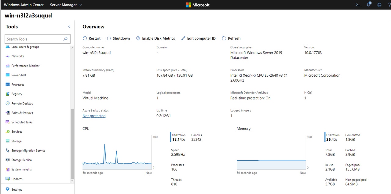 Windows Server 2019: Leverage Anomaly Detection for System Disks Windows Server 2019: Leverage Anomaly Detection for System Disks