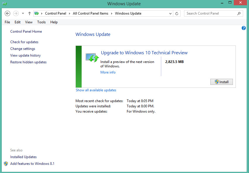 Upgrade Windows 7 or 8 to the Latest Windows 10 Build
