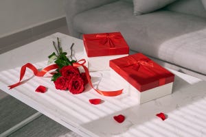 gifts and roses