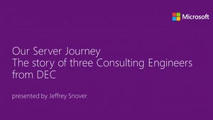 Jeffrey Snover Spills the Server Beans at TechDays Online 2015 Jeffrey Snover Spills the Server Beans at TechDays Online 2015