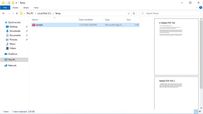 Demonstration of the File Explore Add-On tool adding a preview pane to the File Explorer Demonstration of the File Explore Add-On tool adding a preview pane to the File Explorer
