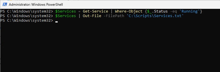 How To Write PowerShell Output to a File