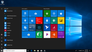 Windows 10 Enterprise Desktop and Start Menu Windows 10 Enterprise Desktop and Start Menu