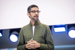photo of Google CEO Sundar Pichai photo of Google CEO Sundar Pichai