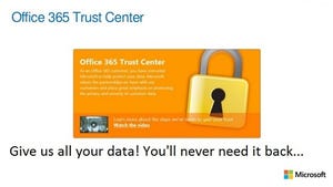 Getting data into Office 365 is easy; not so straightforward to retrieve