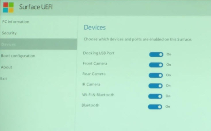 Accessing the Surface Book's BIOS