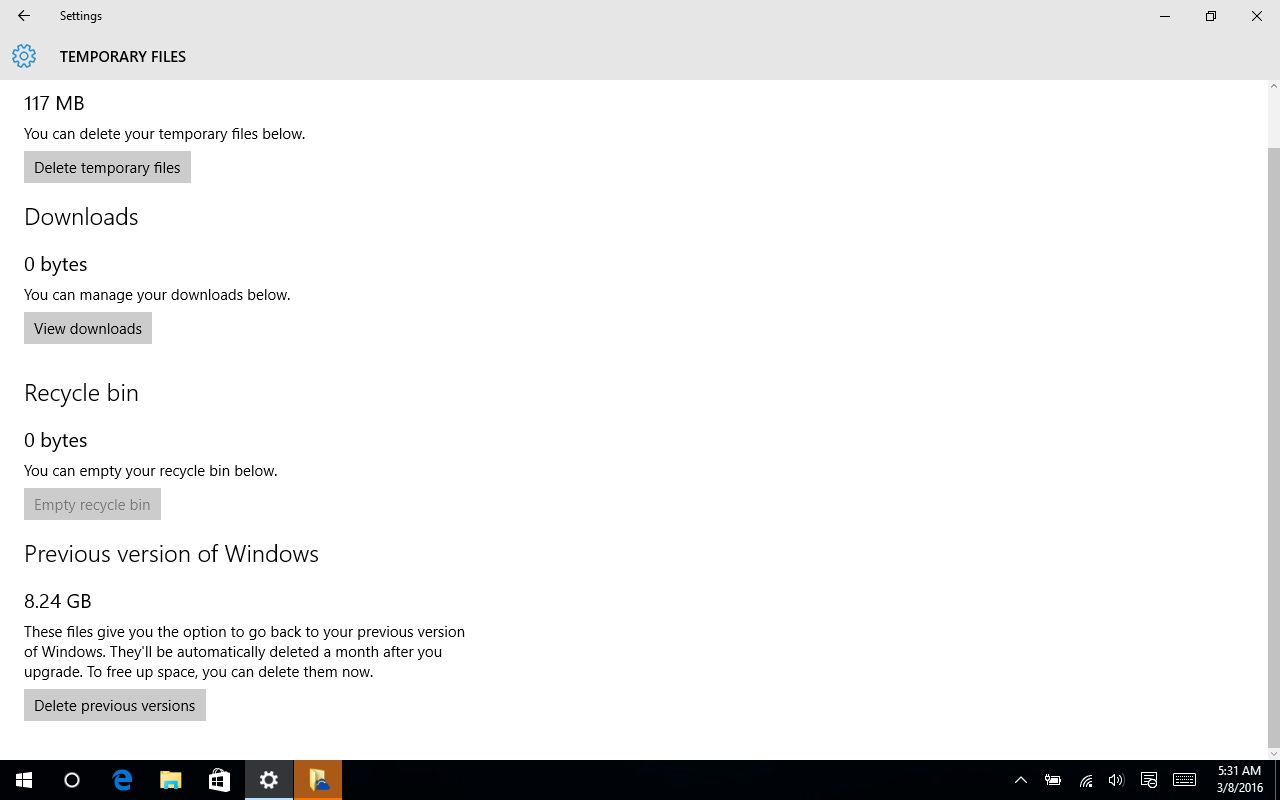 How-To: Remove Previous Windows Version in Windows 10 Settings App How-To: Remove Previous Windows Version in Windows 10 Settings App