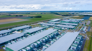 Microsoft data center from above Microsoft data center from above